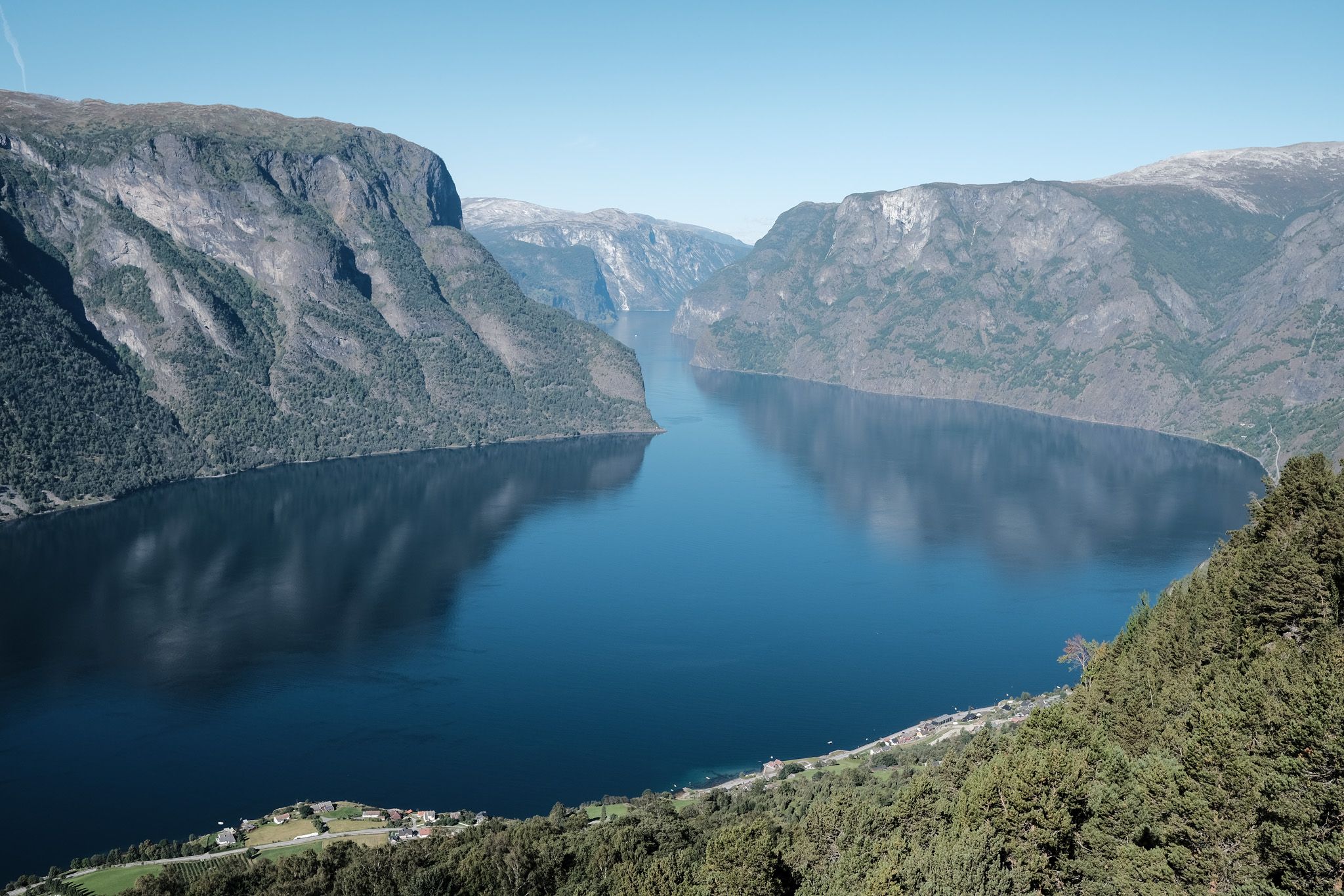 Aurlandsfjord Noorwegen