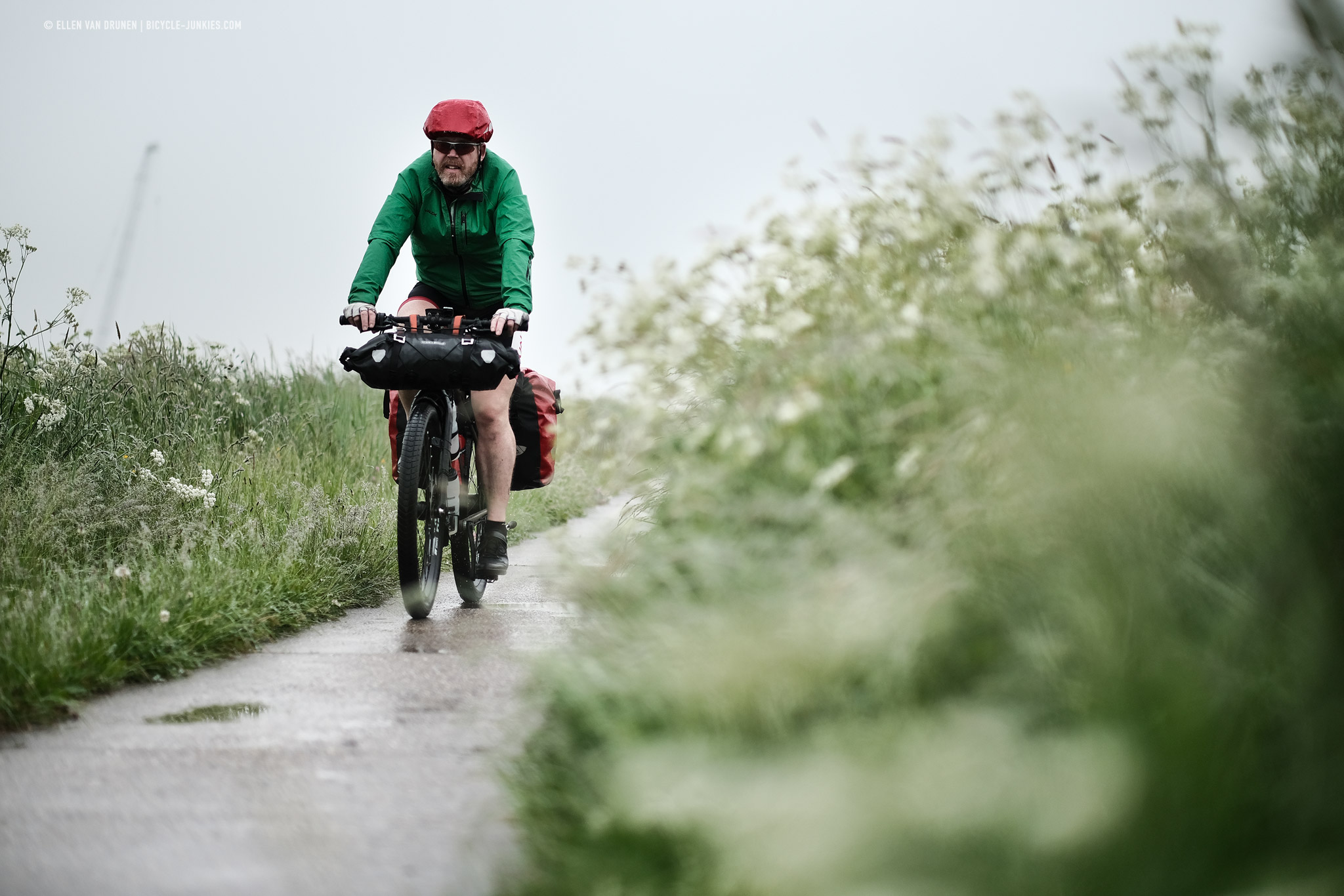 Regen in Noord-Groningen